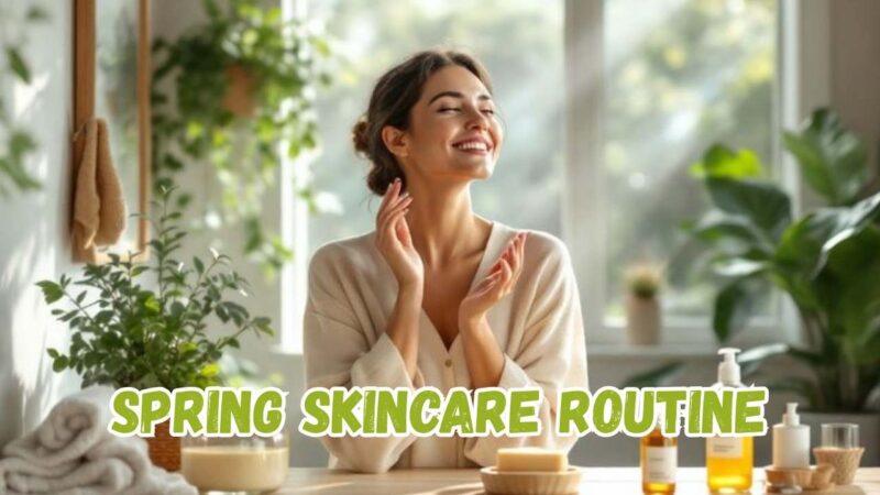 Spring skincare routine