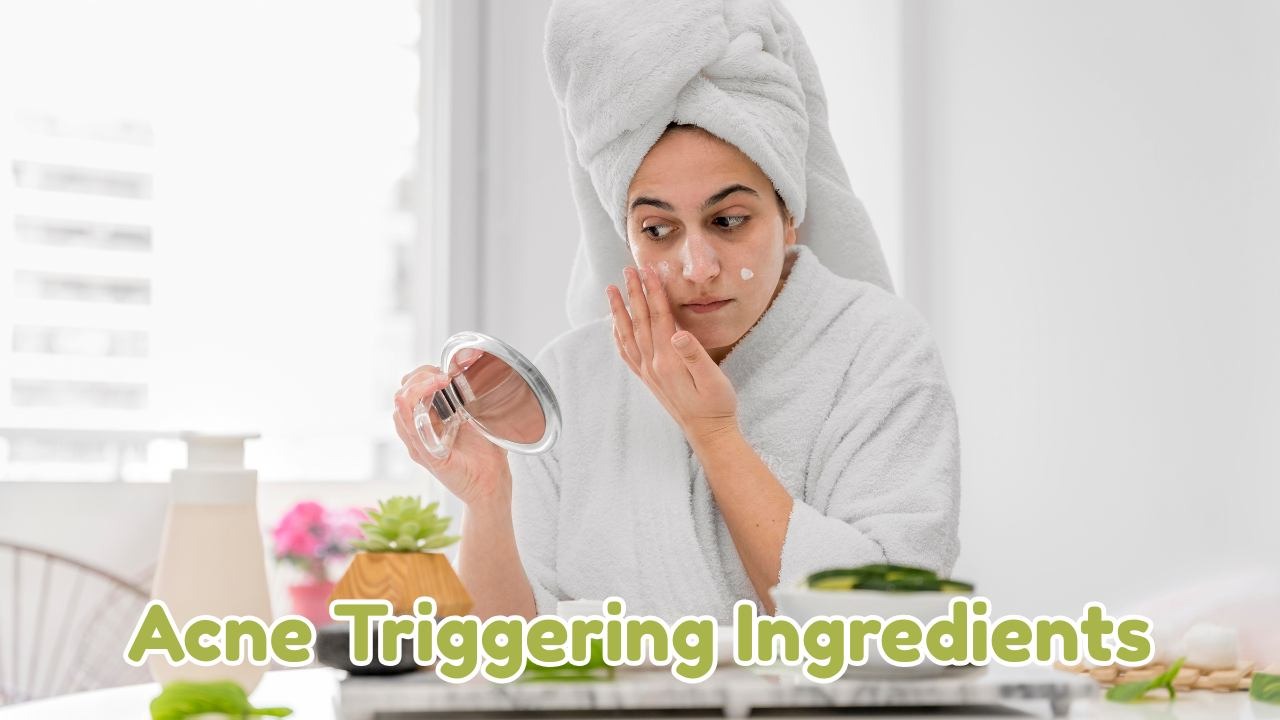 Acne triggering ingredients