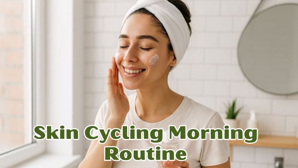 skin cycling morning routine