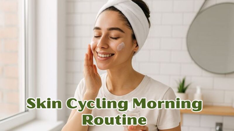 skin cycling morning routine