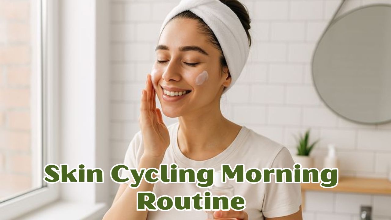 skin cycling morning routine