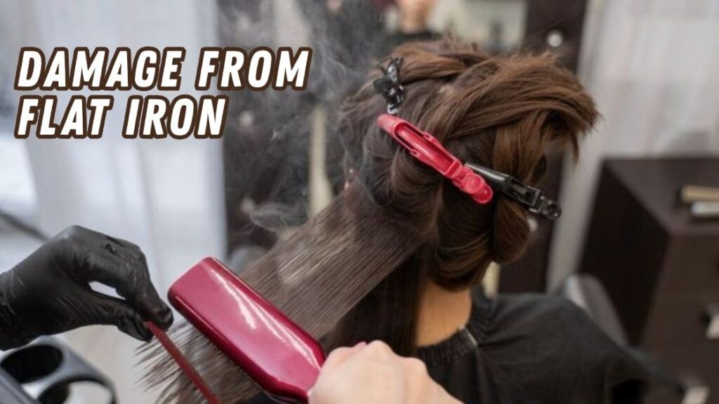 Damage from flat iron