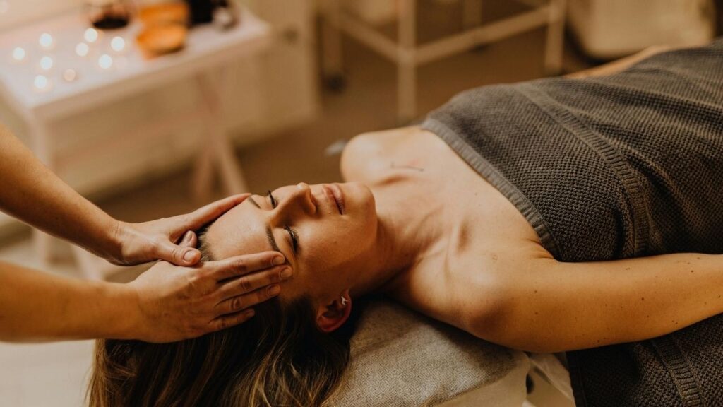 massage into the scalp